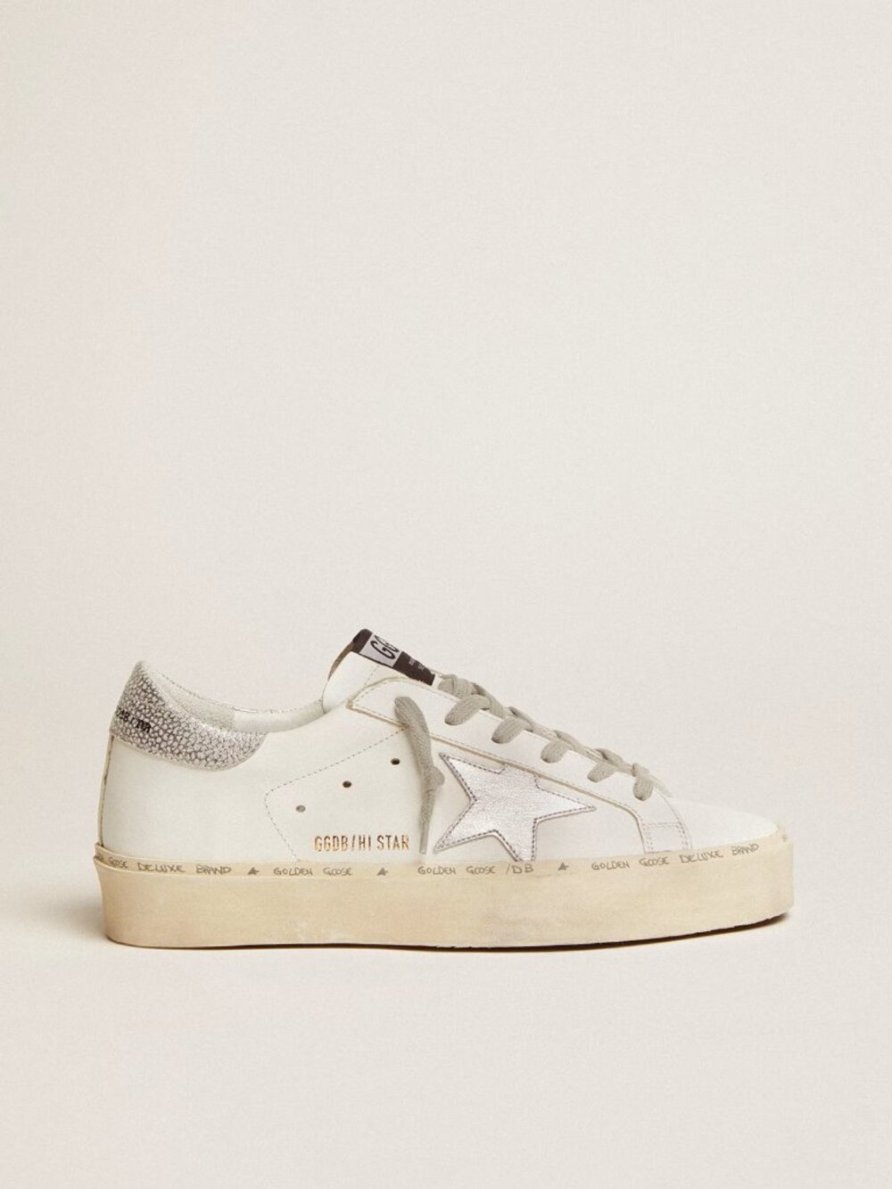 Women’s Hi Star with Star and Metallic silver heel Size 37